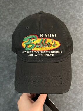 Kauai Bubba's Ouray Sportswear Black Novelty Baseball Cap